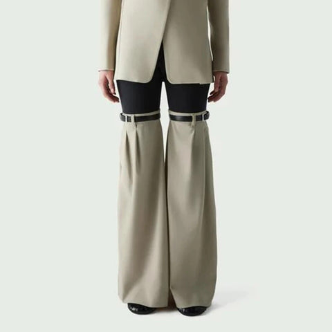 Elemental High Waist Leg Belted Pants