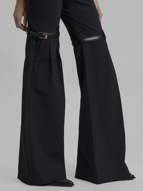 Elemental High Waist Leg Belted Pants