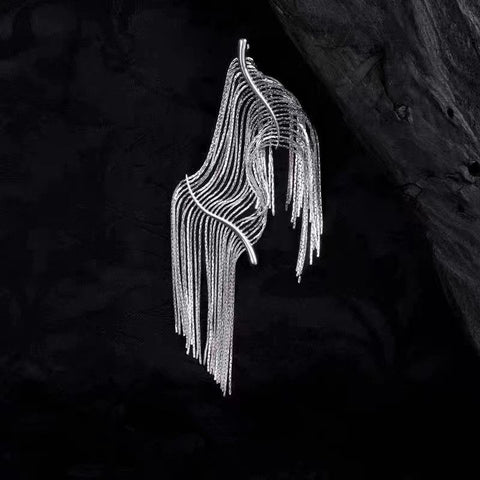 Sesgada Leaves Tassels Earrings