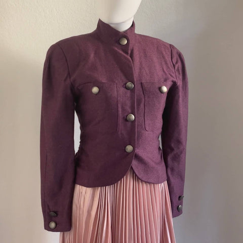 Vintage Karl Lagerfeld Burgundy Jacket