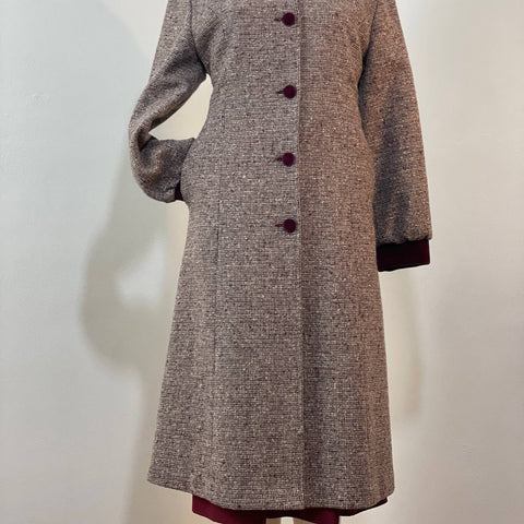 Vintage Montgomery Ward Tweed Coat Dress