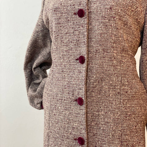 Vintage Montgomery Ward Tweed Coat Dress