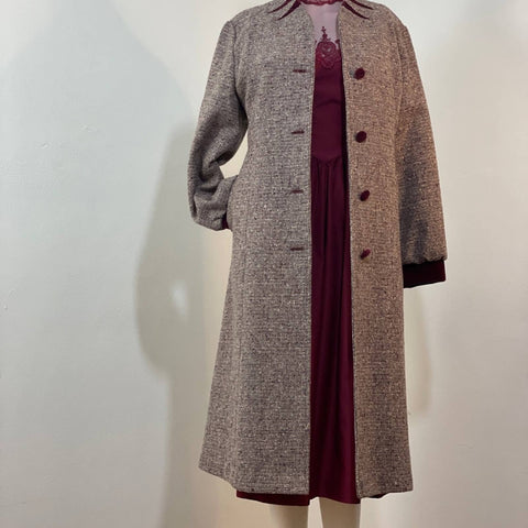 Vintage Montgomery Ward Tweed Coat Dress