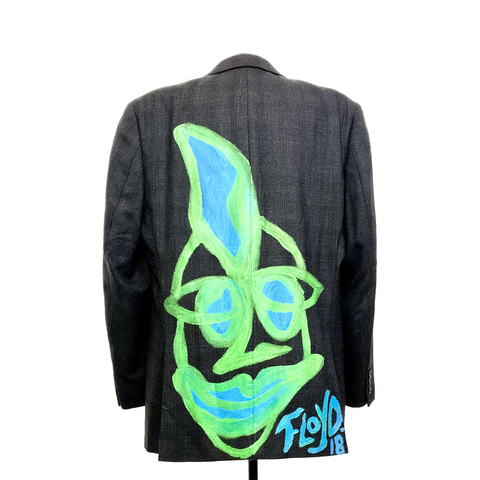 Floyd + Le Bleu(e) One of a Kind Punk Head Jacket