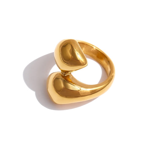 Gussie Free Form Gold Ring