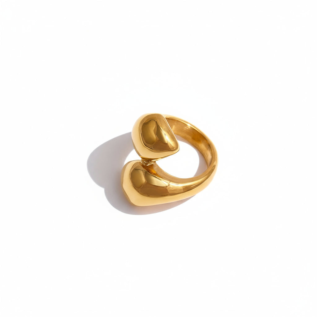 Gussie Free Form Gold Ring