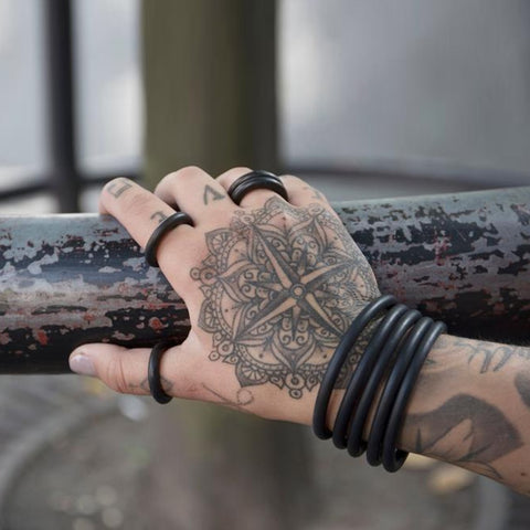 Blackout 5Pcs Rings Rubber Ring set