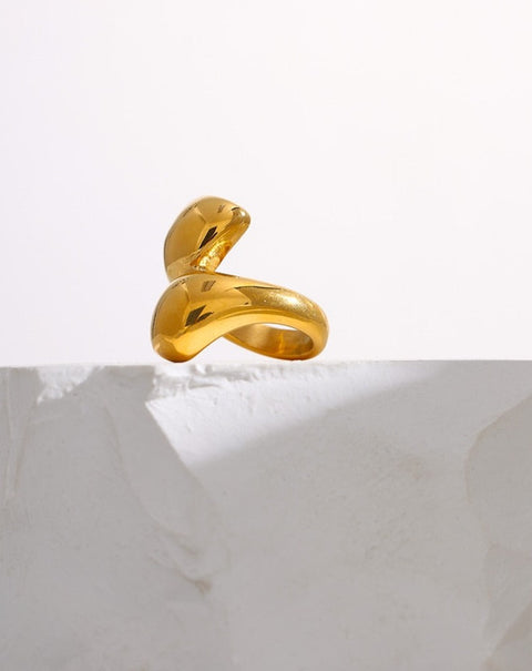 Gussie Free Form Gold Ring