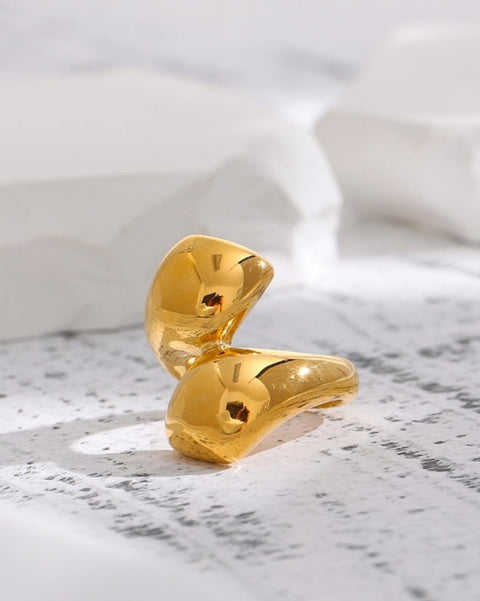 Gussie Free Form Gold Ring