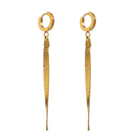 Gussie Fluid Chain Earrings