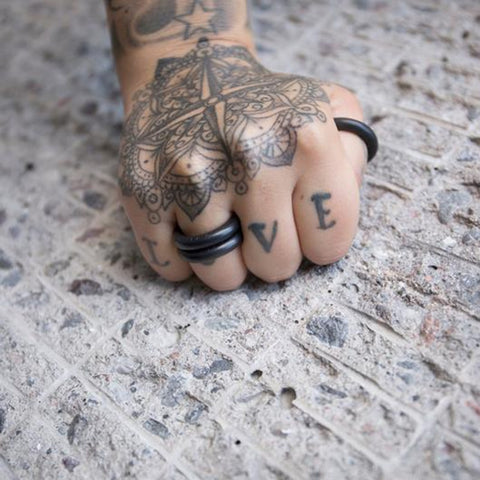 Blackout 5Pcs Rings Rubber Ring set