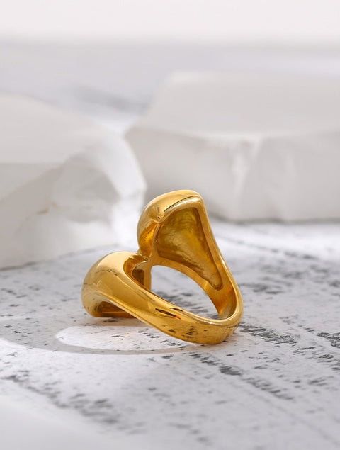 Gussie Free Form Gold Ring