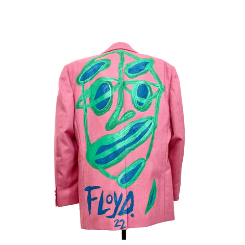 Floyd + Le Bleu(e) One of a Kind Pink Suit Blazer