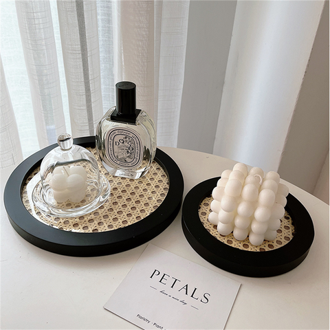 Casa Sol Japanese Style Rattan Tray