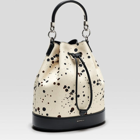 Spring Splash Dotted Bucket Bag