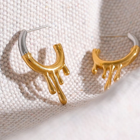 Gussie Drip Gold Earrings