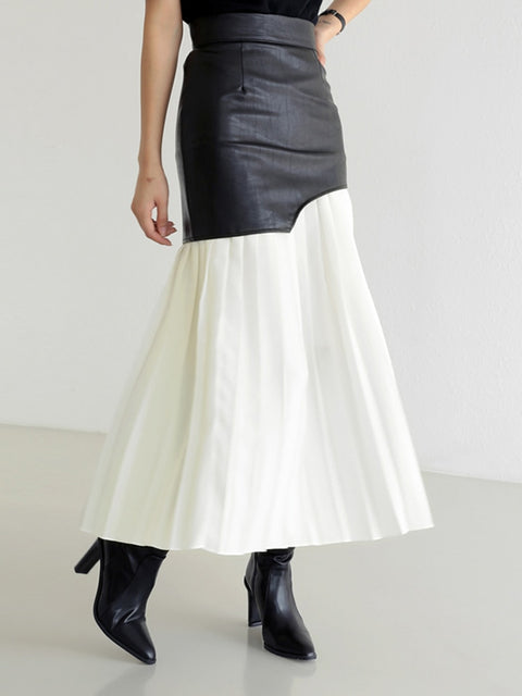 Bruce Vegan Leather Skirt