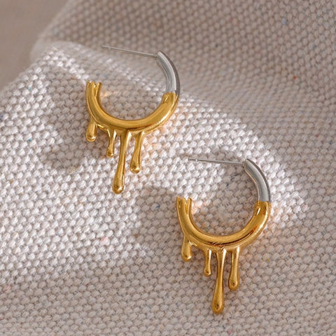 Gussie Drip Gold Earrings