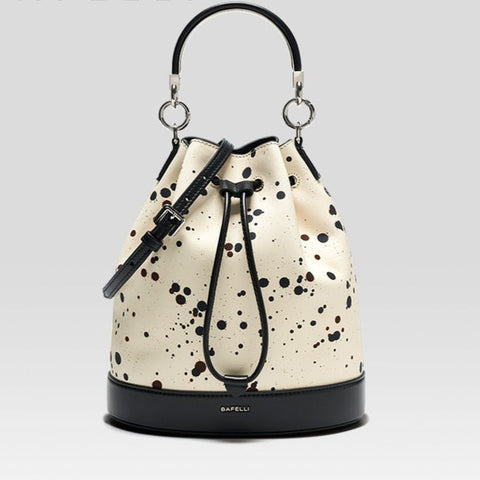 Spring Splash Dotted Bucket Bag