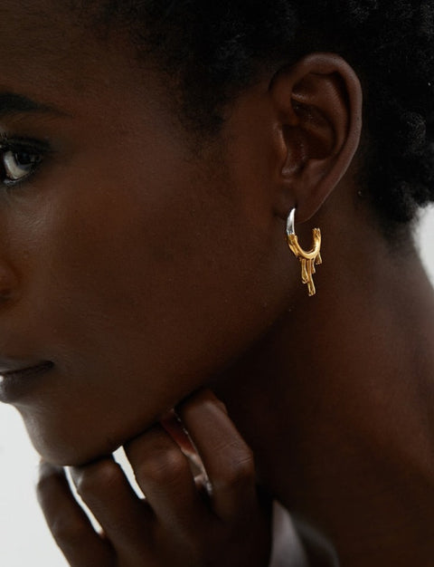 Gussie Drip Gold Earrings