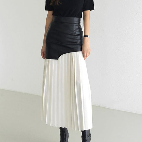 Bruce Vegan Leather Skirt