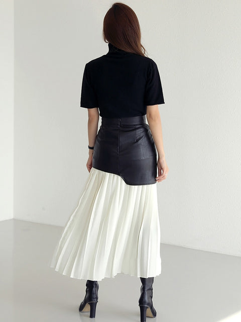 Bruce Vegan Leather Skirt