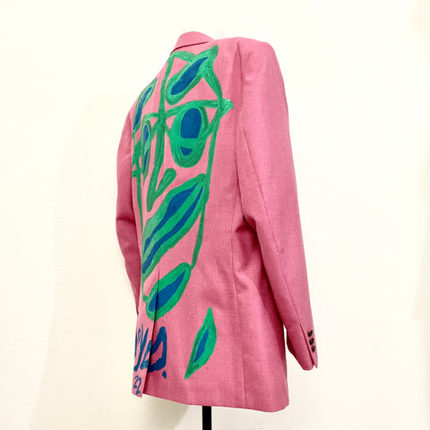 Floyd + Le Bleu(e) One of a Kind Pink Suit Blazer