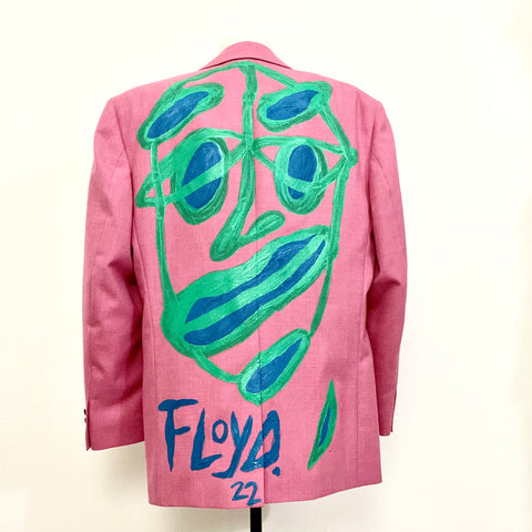 Floyd + Le Bleu(e) One of a Kind Pink Suit Blazer