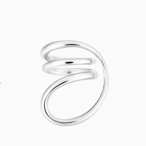 Minimalist Geometric Twisted Metal Rings - ClosetBlues