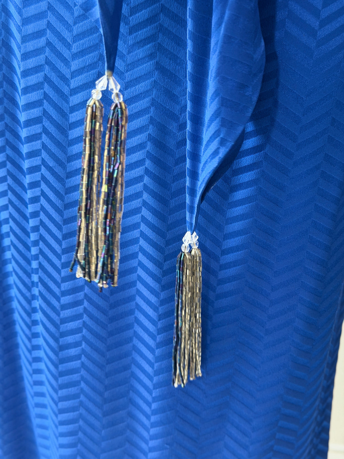 The Lillie Rubin Vintage Silk Caftan Dress