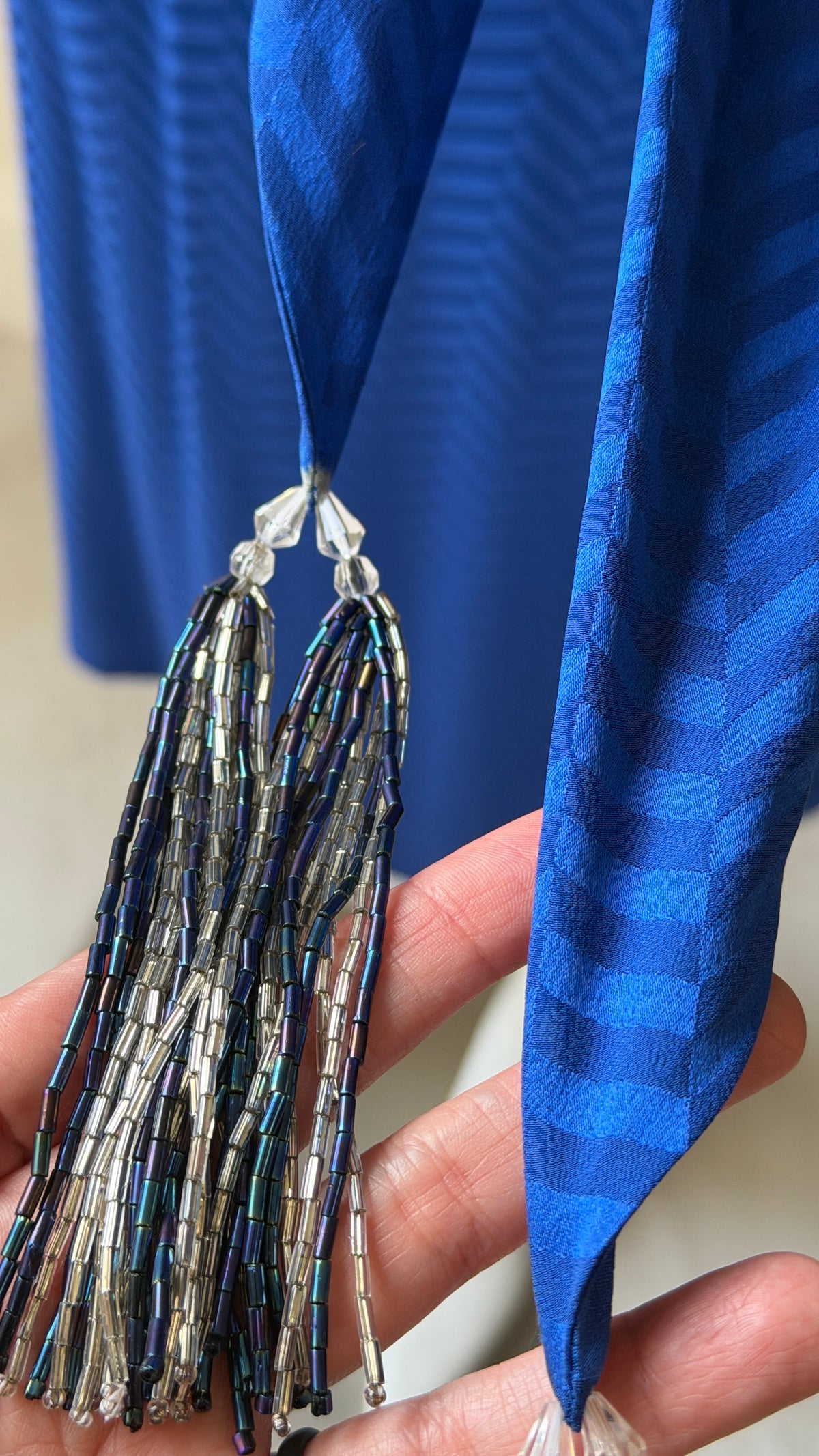 The Lillie Rubin Vintage Silk Caftan Dress