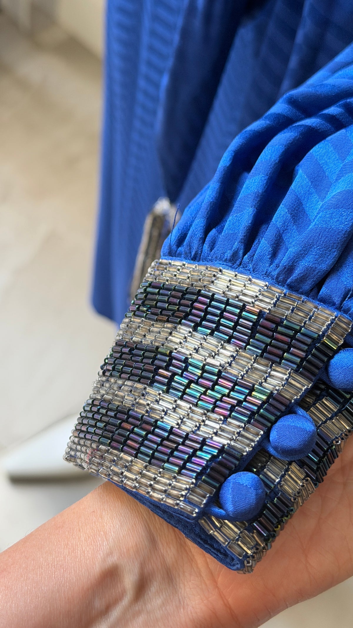 The Lillie Rubin Vintage Silk Caftan Dress