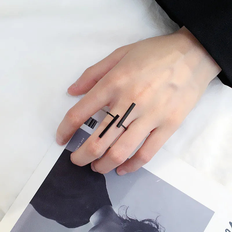 BLKOUT Minimalist Stick Ring