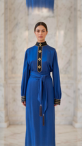 The Lillie Rubin Vintage Silk Caftan Dress