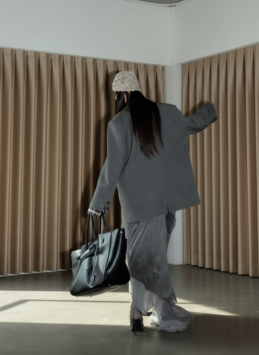 Dumiola Asymetrical Layered Chiffon Maxi Skirt - ClosetBlues