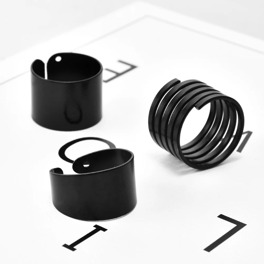 BLKOUT Iron Ring Set