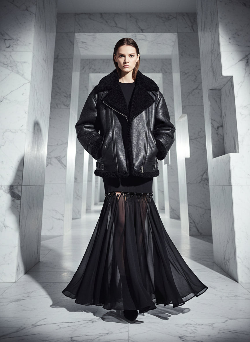 Lorana Drip Tassel Maxi Skirt