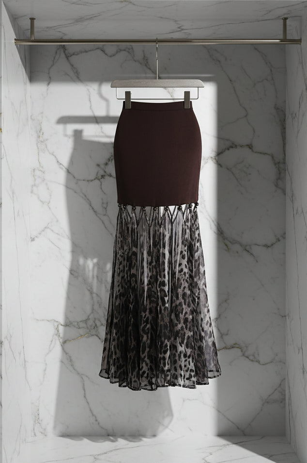 Lorana Drip Tassel Maxi Skirt