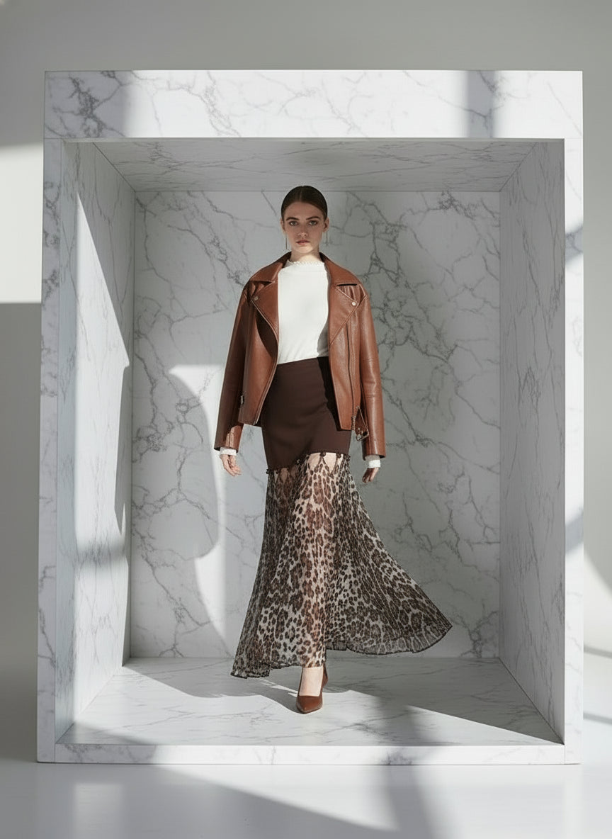 Lorana Drip Tassel Maxi Skirt