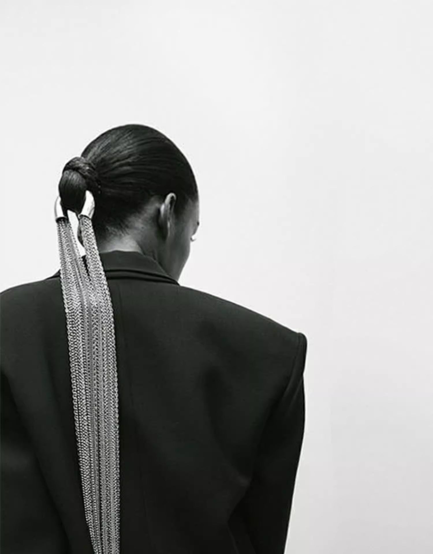 Laly Metal Hair Loop Tassel Charm - ClosetBlues