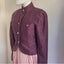 Vintage Karl Lagerfeld Burgundy Jacket