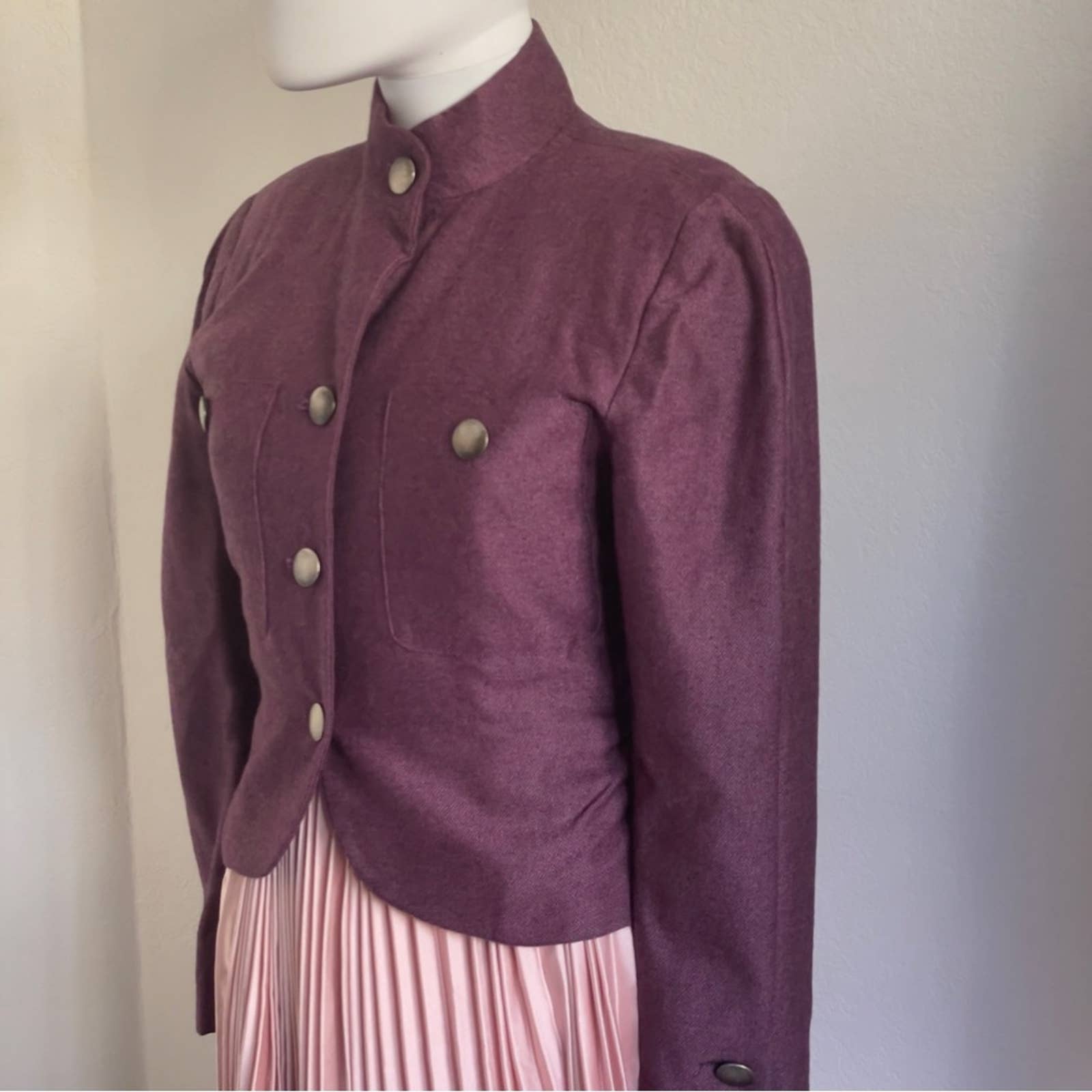 Vintage Karl Lagerfeld Burgundy Jacket