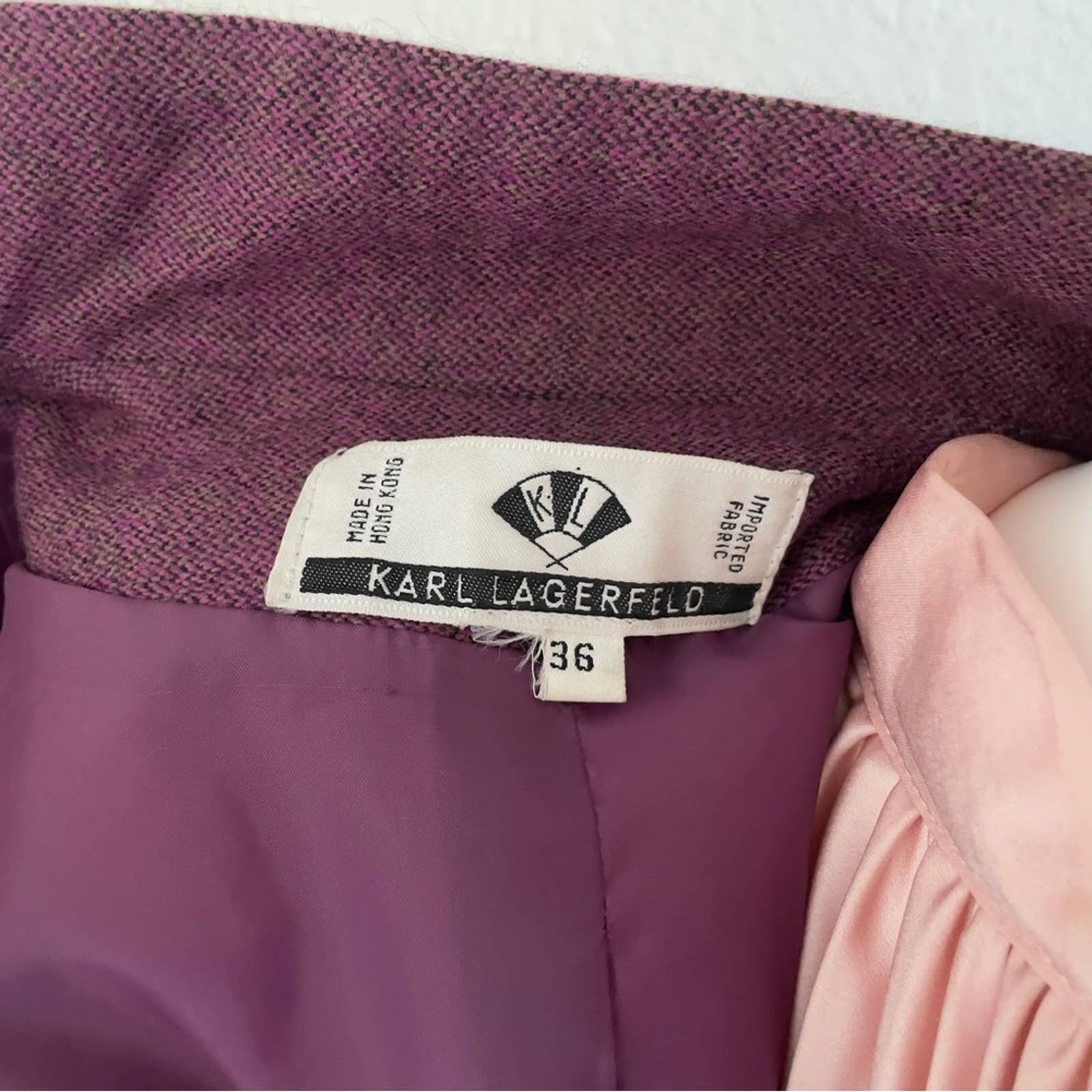 Vintage Karl Lagerfeld Burgundy Jacket