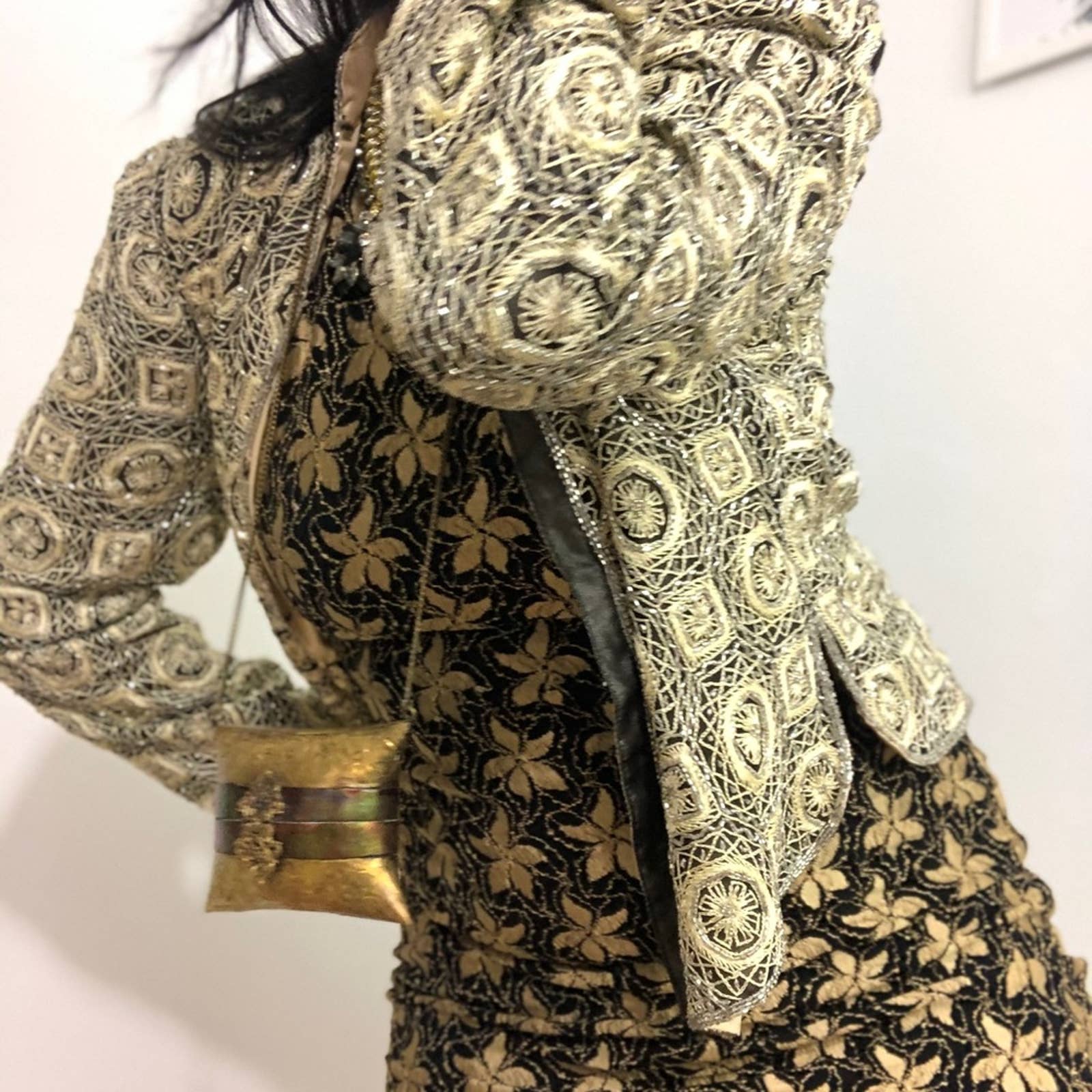 Vintage Metal Mini Pillow Bag