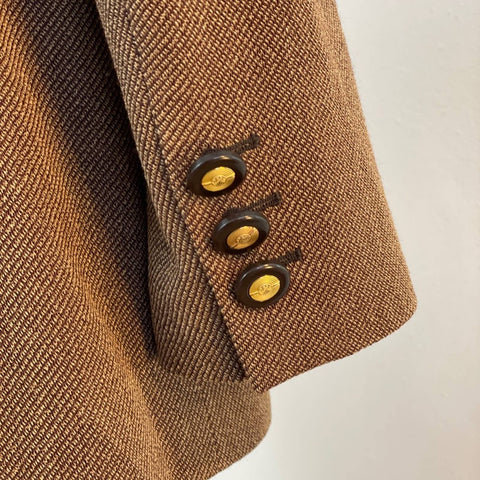 Vintage Louis Feraud Wool Skirt Suit Set