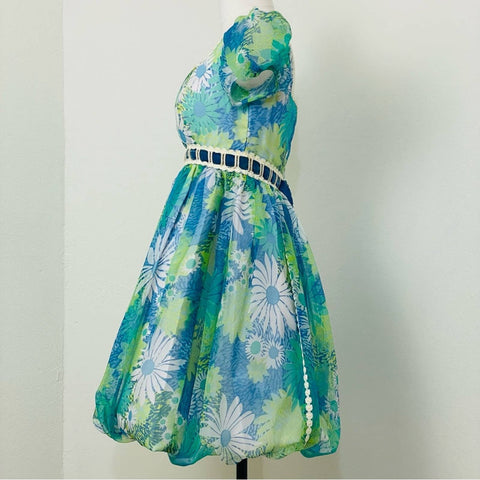 Vintage Upcycle Spring Selkie Like Dress