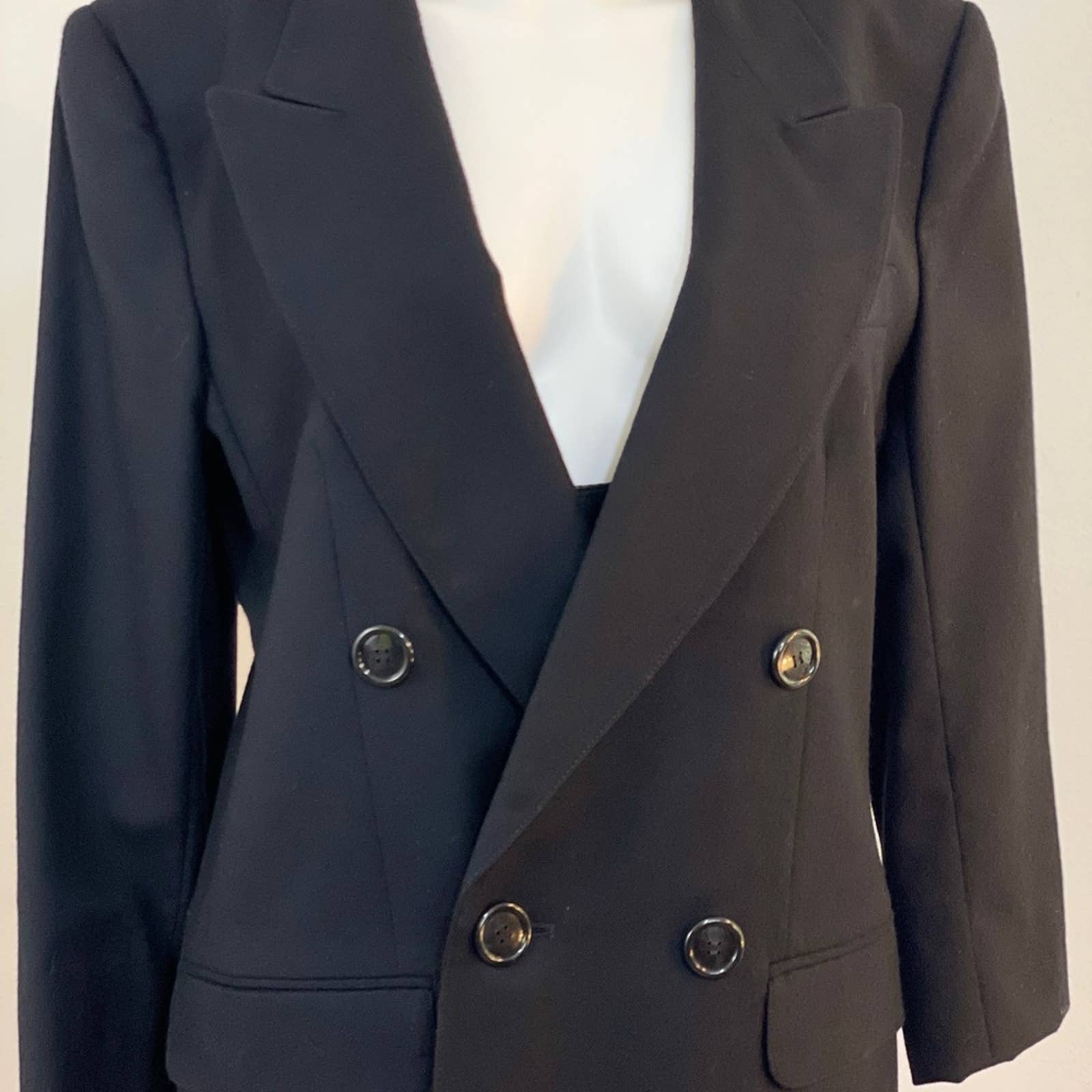 Vintage Giorgio di Sant’Angelo Double Breasted Wool Blazer