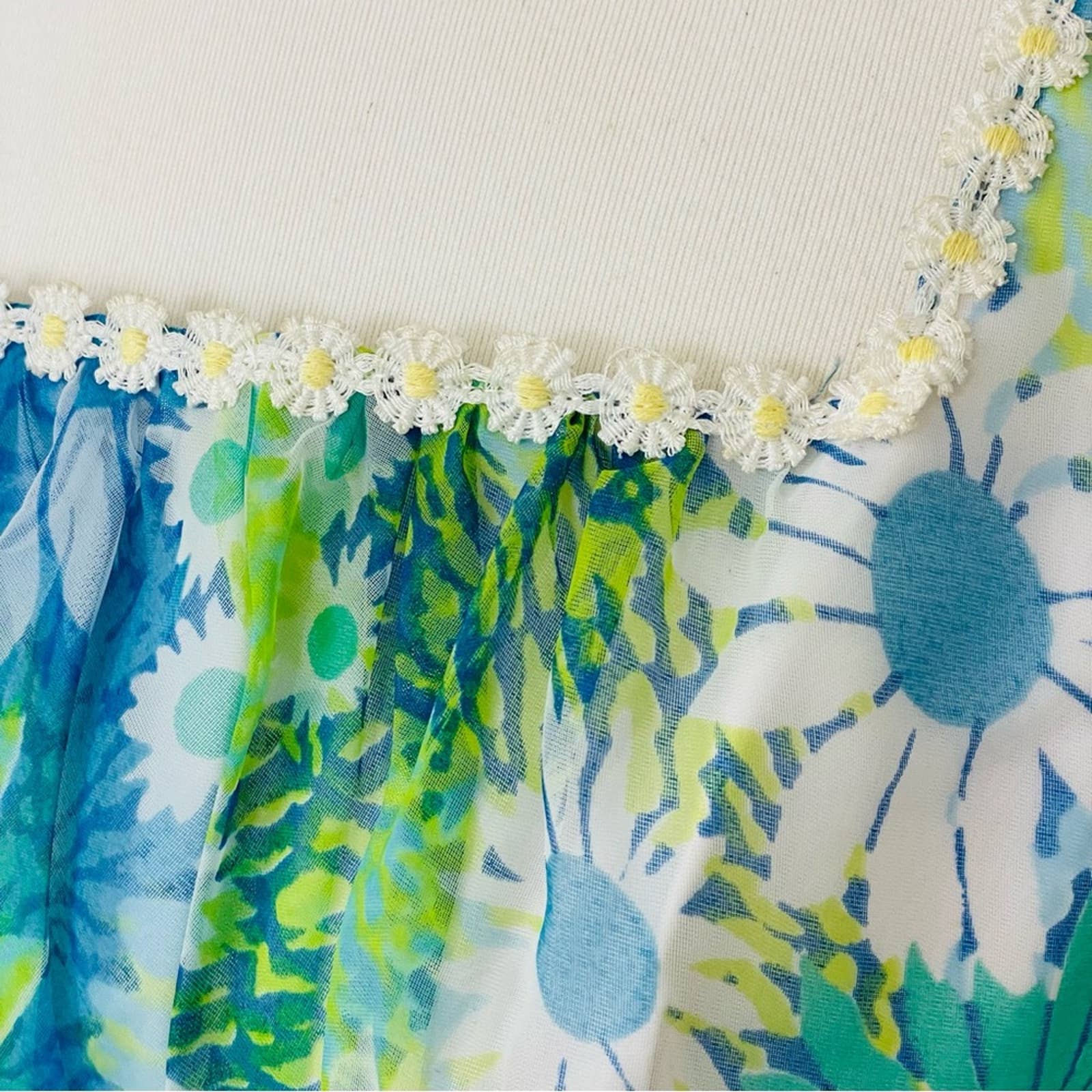 Vintage Upcycle Spring Selkie Like Dress