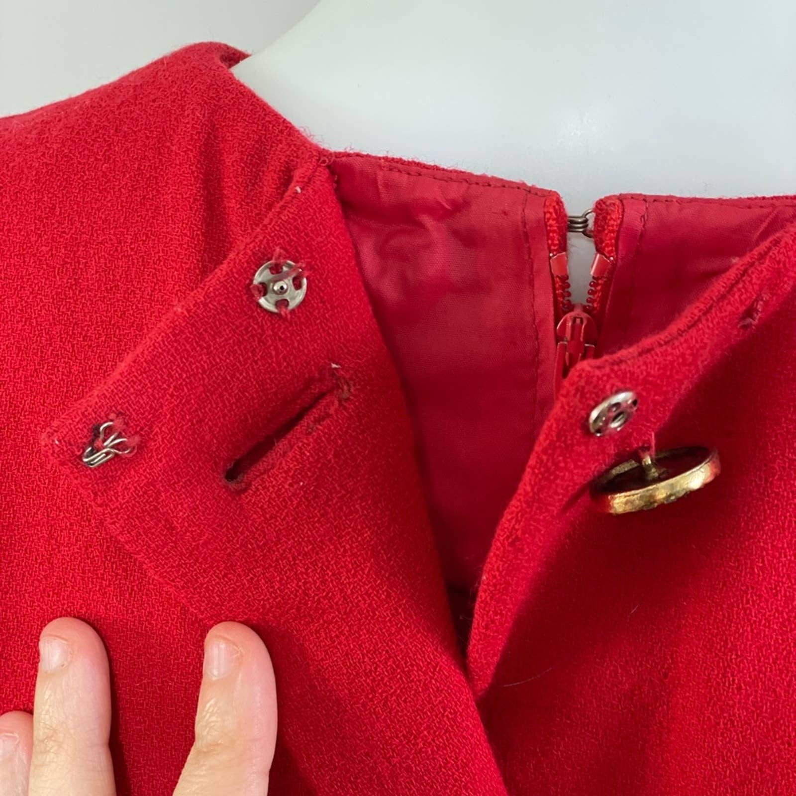 Vintage Bill Blass Dress with Statement Ruched Sleeves