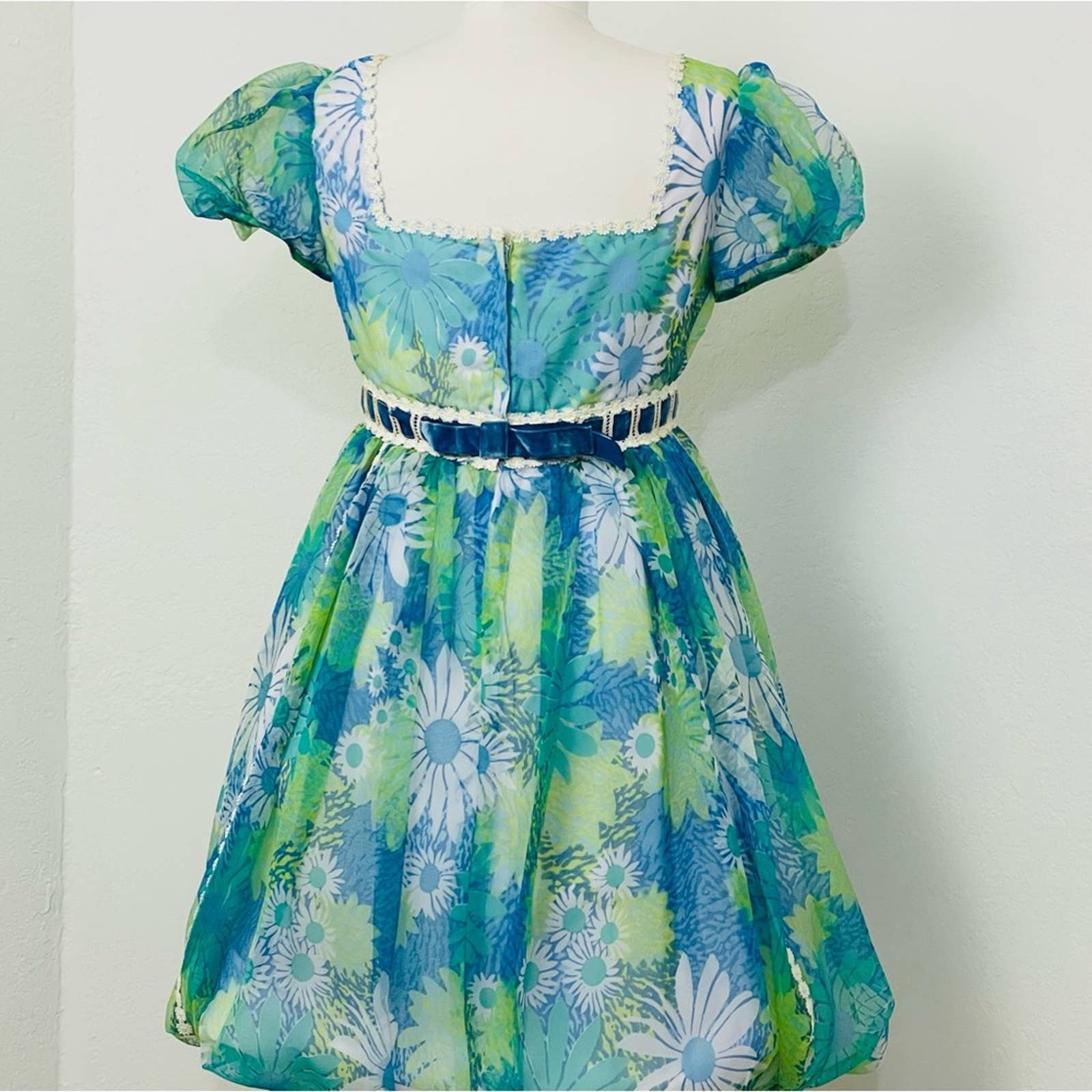 Vintage Upcycle Spring Selkie Like Dress